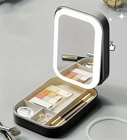 Jewelry Box with LED Mirror